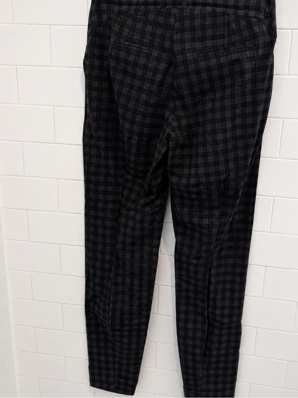 lululemon athletica Black & Charcoal Check Leggings